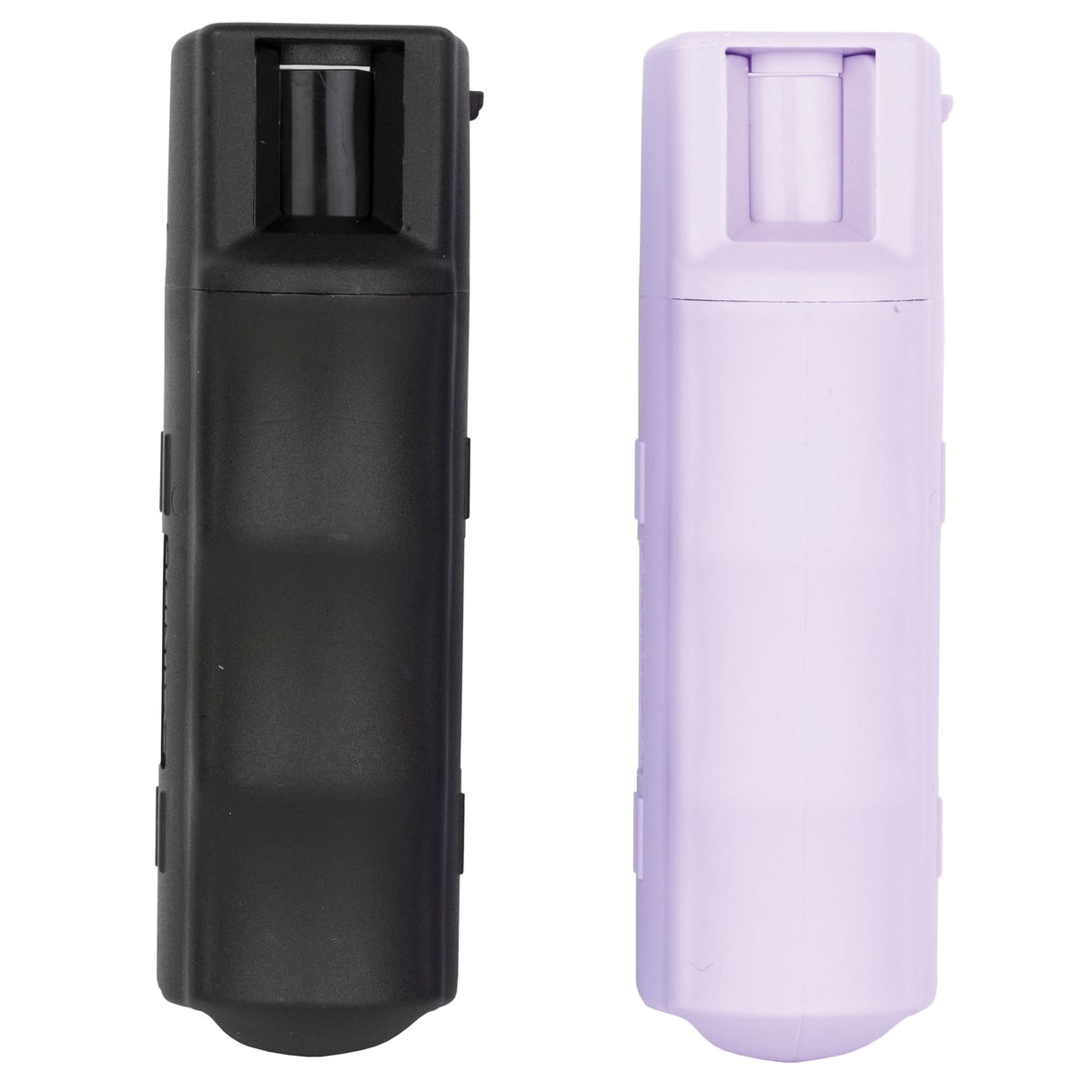 Sabre Hardcase Combo Pack Pepper Spray w/Key Ring, 0.54 oz Aerosol Can Pack of 2 Black/Lavender