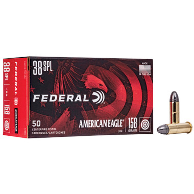 Federal American Eagle 38 Special 158 Grain Lead Round Nose