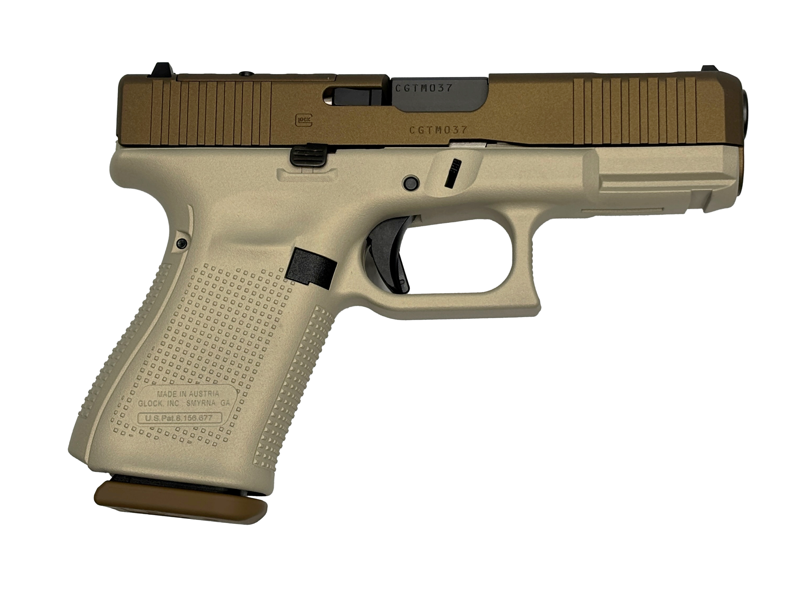 GLOCK G19 V Ported 9mm 15rd OR Shark Coast Tactical