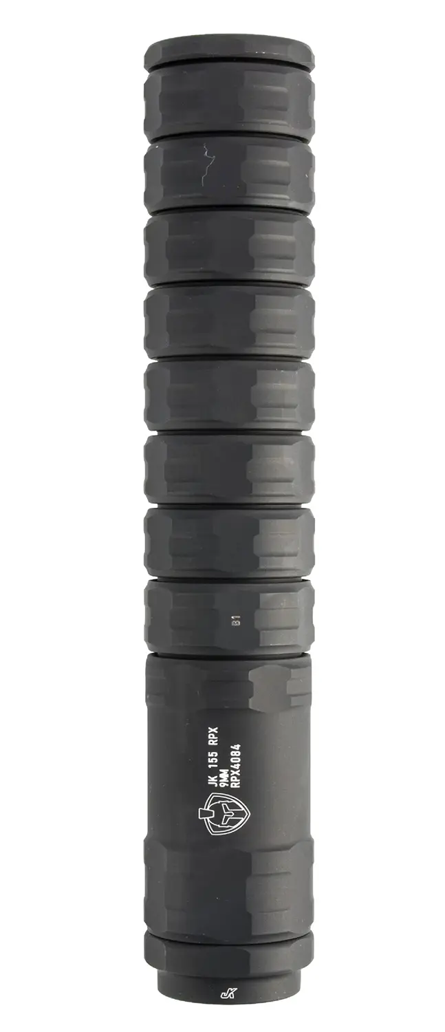 JK ARMAMENT JK155RPX9 9mm Suppressor, Black