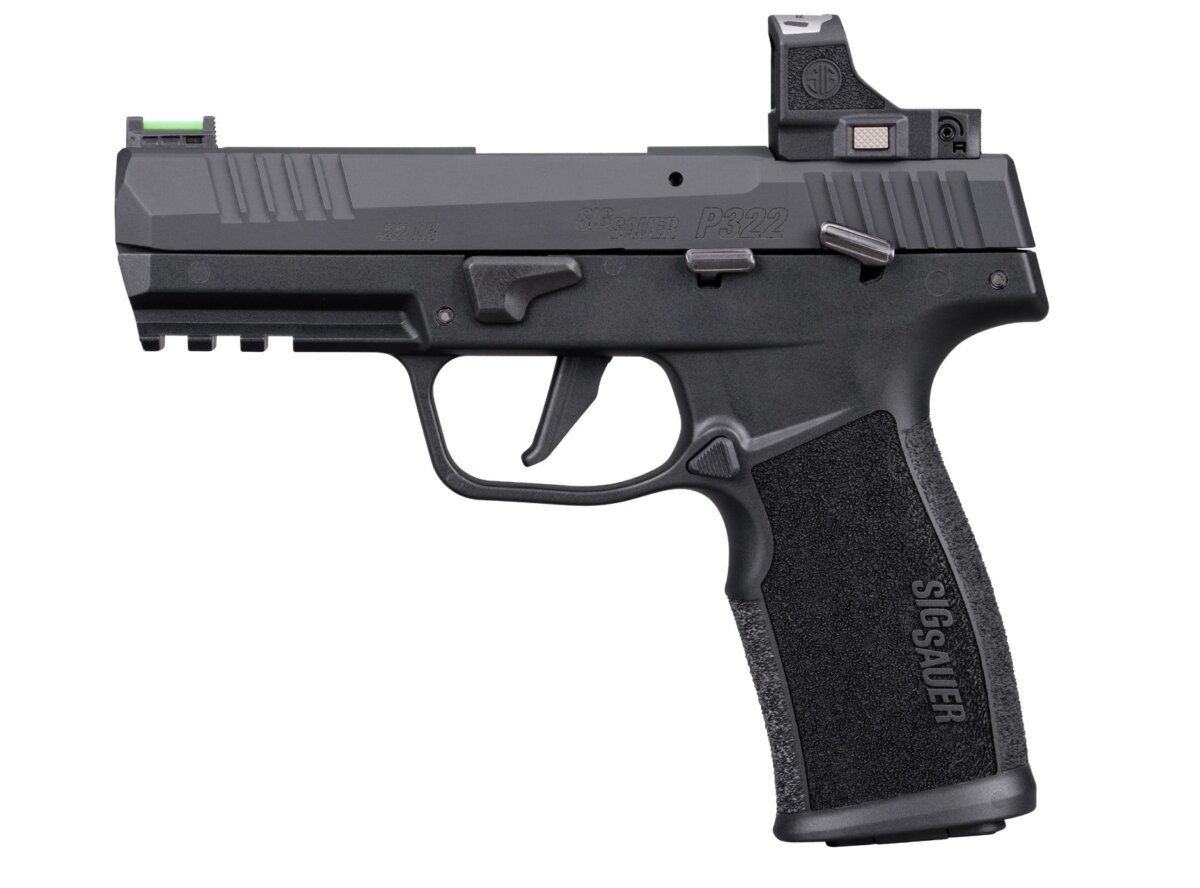 SIG SAUER P322 22LR BLK 4" 20+1 ROMEO RS 322C-B-RS