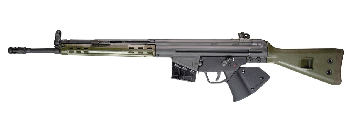 PTR Industries GI 308/7.62x51mm 10 Round Semi Auto Roller Delayed Blowback Rifle, Fixed - PTR 405