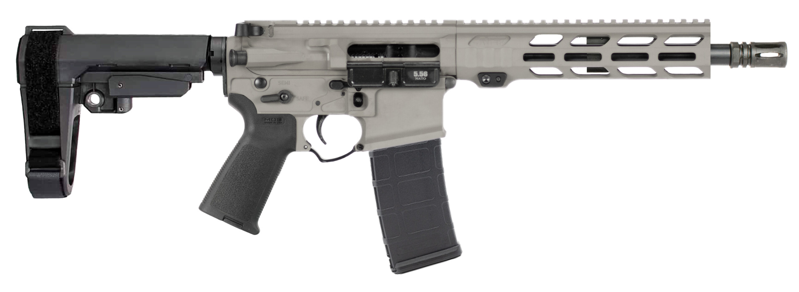 APF 5.56 Pistol 2.0 10.5" Bull Shark Gray
