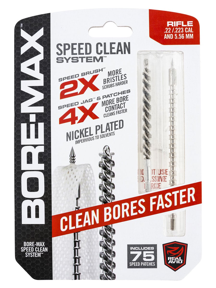 Real Avid Bore Max Speed Clean Upgrade Set, .22 Caliber Rifle - AVBMSET223