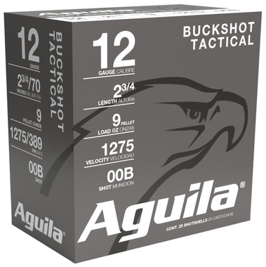Aguila Buckshot High Velocity 12 Gauge 2.75" 00 Buck Shot