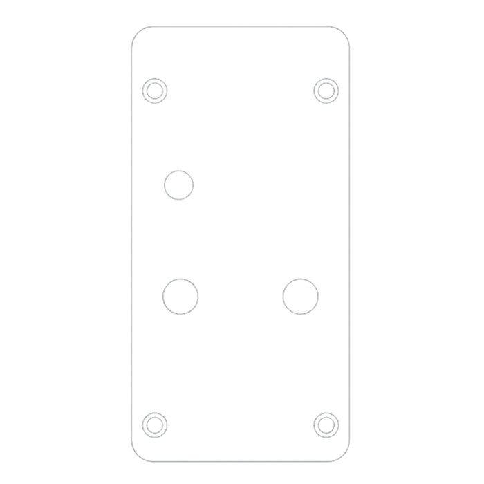 Beretta Optic Plate Kit - Complete Optic Plate Kit for Beretta APX A1 Carry - EUS03061