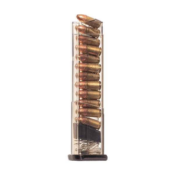 ETS S&W Shield 12 Round 9mm Magazine, Translucent - SW9-SHD-12