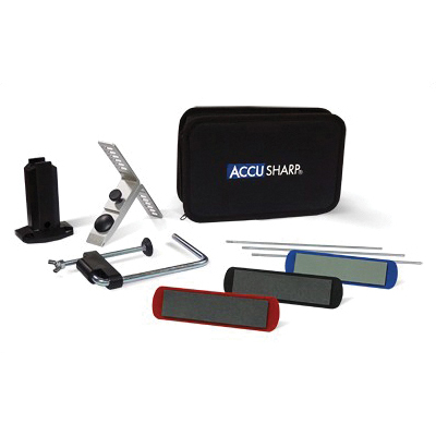 AccuSharp Knife Sharpener 3 Stone Precision Sharpening Kit - 060C