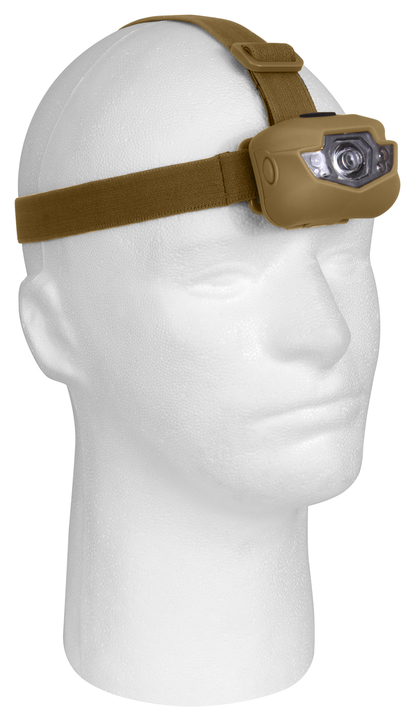Rothco Led Headlamp - Coyote Brown