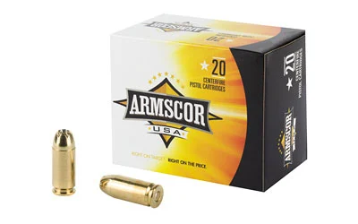ARMSCOR 40S 180GR JHP 20/500
