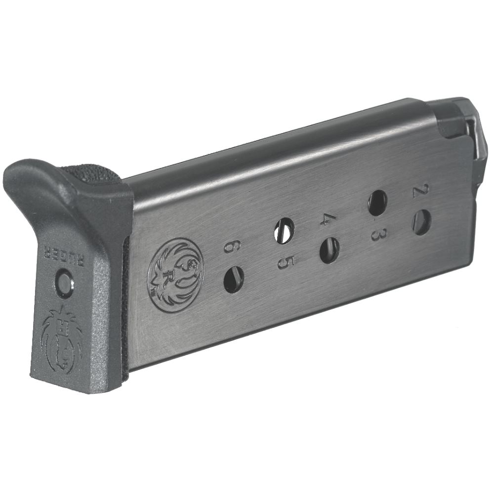Ruger RUG MAG LCPII 380 6R FNGR RST