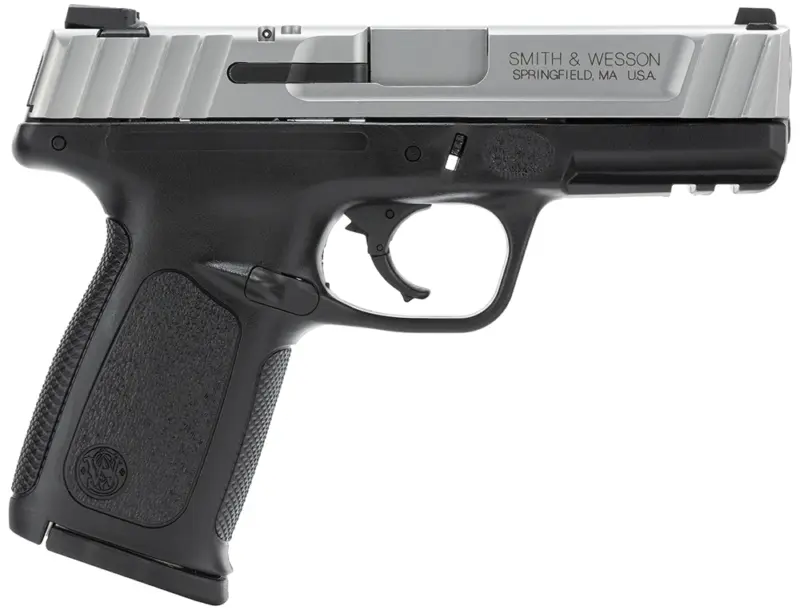 Smith Wesson 123403 SD40 VE *CA Compliant Compact Frame 40 S 10+1, 4" Stainless Steel Barrel, Satin Serrated Stainless Steel Slide, Black Polymer Frame w/Picatinny Rail