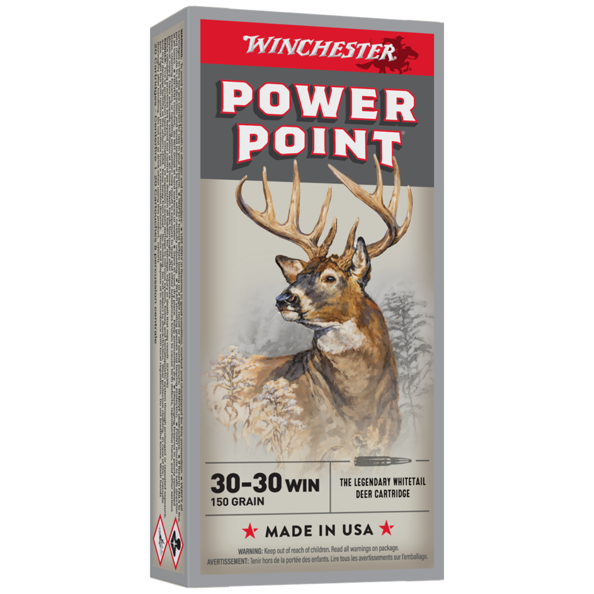 WINCHESTER SUPER X POWER POINT 30-30WIN 150GR PP 20RD BX 200RD CASE - No Credit Card Fees - Low, flat rate shipping