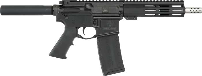 Great Lakes GLFA AR15 Pistol .223 Wylde 7.5" BBL Black