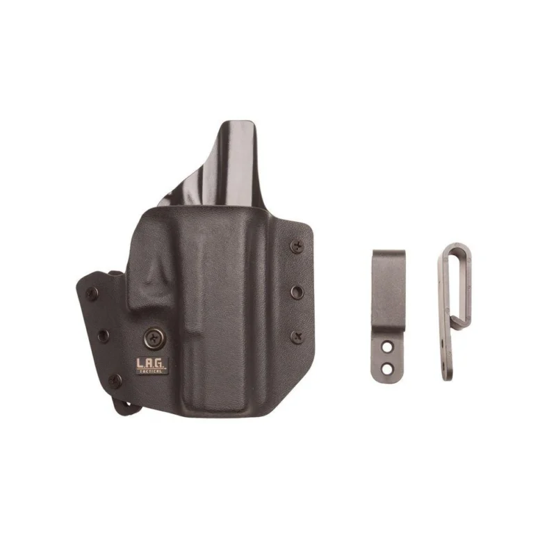 L.A.G. Tactical Defender Holster S M Compact 9/40 Black RH