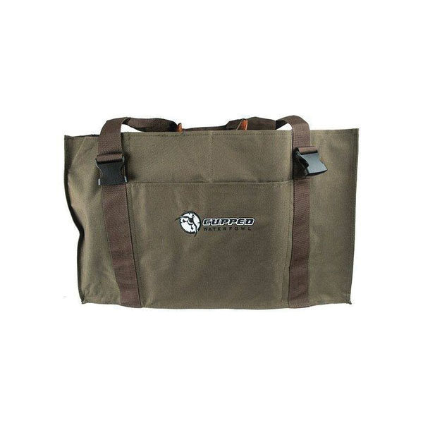 Cupped 26" x 19" 12-Slot Duck Decoy Bag, Green