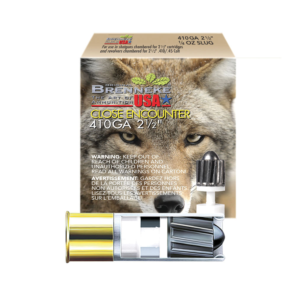 Brenneke Close Encounter .410 Gauge Shotshell Slug, 109 gr 5rds
