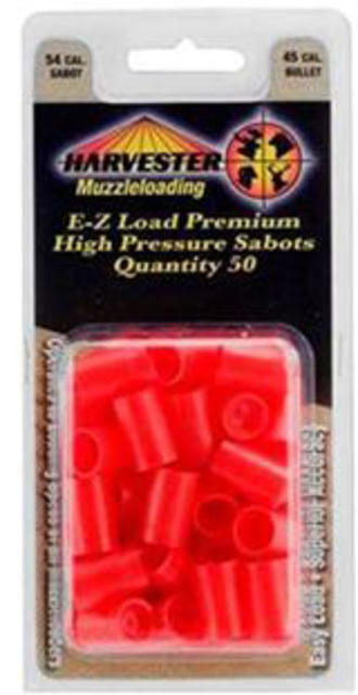 Claybuster Harvester Muzzleloading Premium High Pressure Muzzleloader Sabot Bullets 54 Caliber 50 Bullets