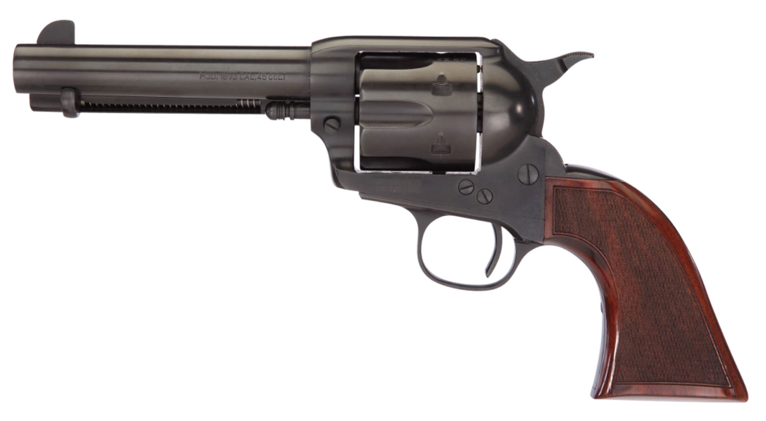 Taylors & Company Runnin' Iron Taylor Tuned 4.75" .45 LC Revolver, Black Rock Nitride - 654002DE