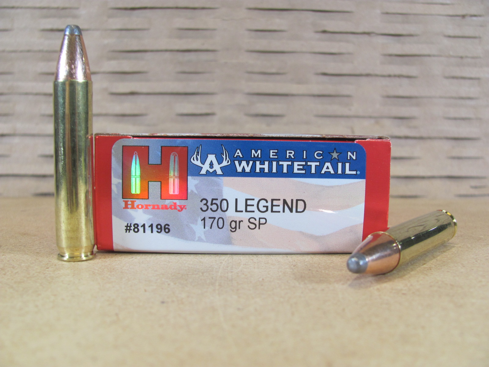 200 Round Case – 350 Legend 170 Grain Hornady Soft Point American White Tail Ammo – 81196