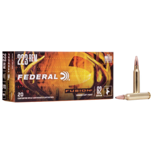 Fusion FEDERAL AMMO Fusion 223 Rem 62gr Boat Tail Ammunition - 20 Rounds