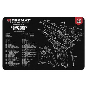 TekMat TEKR17BROWNINGHP Original Cleaning Mat  Browning Hi-Power Parts Diagram 11 x 17