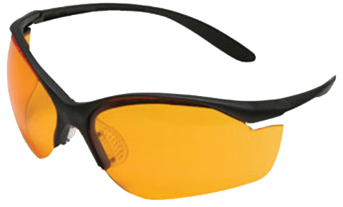 Howard Leight Vapor II Sharp-Shooter Wraparound Anti-Fog Safety Eyewear, Orange Lens, 10/case - R-01537