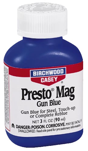 Birchwood Casey Presto Liquid Magnum Gun Blue, 3 fl oz Bottle - 13525