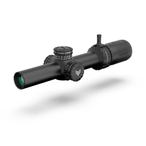 Swampfox-Optics Swampfox Arrowhead Series LPVO Rifle Scope 1-6x24 30mm SFP IR Guerrilla Dot Red MIL Illum