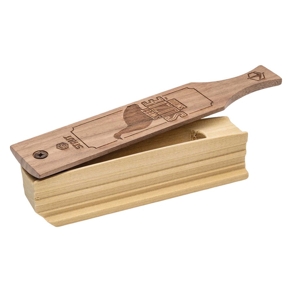 HS Strut Suzie Snood Turkey Box Call, Walnut