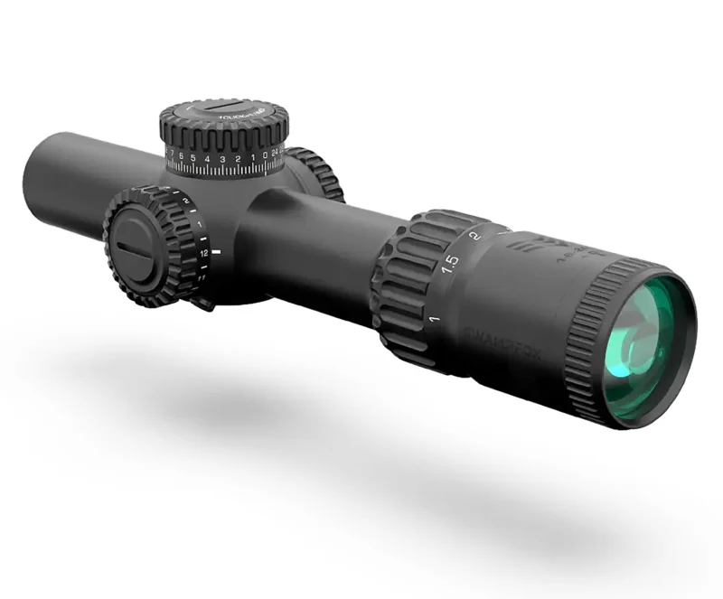 Swampfox Optics WAR16241GL Warhorse Green 1-6x24mm FFP