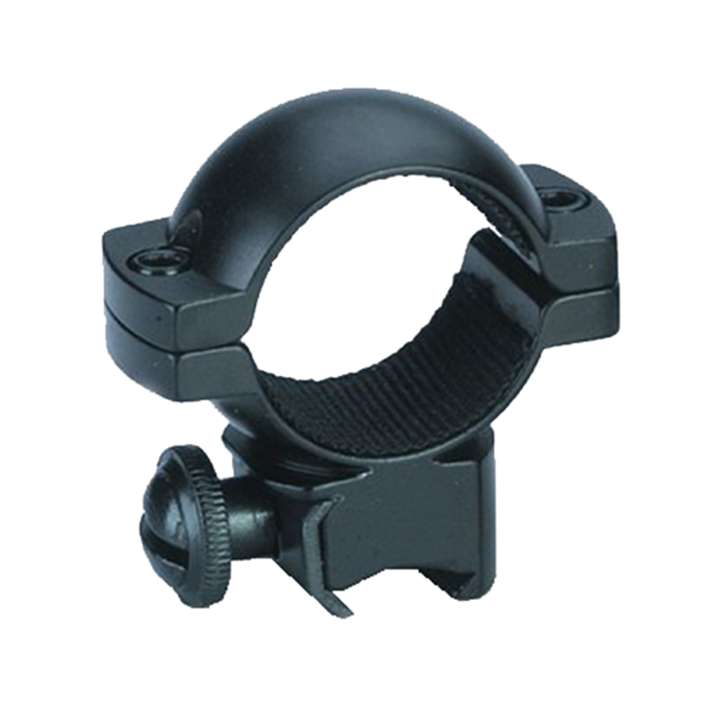 Traditions 1" Medium Aluminum Top/Bottom Style Scope Ring, Matte Black - A797DS