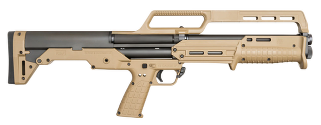 Kel-tec KS7 18.5" 12 Gauge Shotgun 3" Pump Action, Parkerized Tan - KS7TAN
