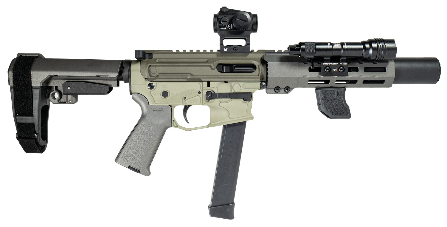 Shark Coast Tactical Sneeky Pete 9mm AR Pistol 5.5" 33rd