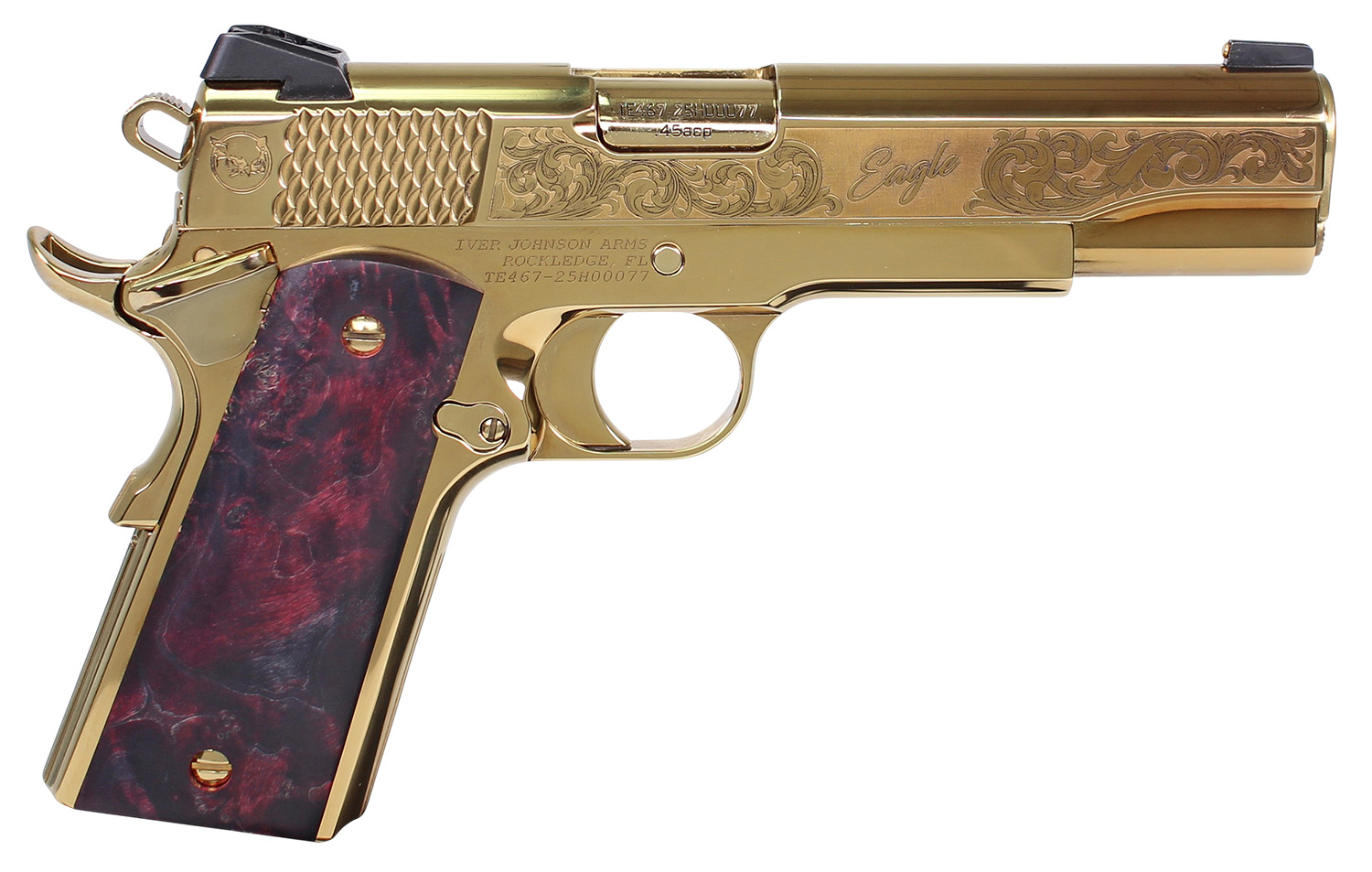 Iver Johnson Noble Eagle EX G2 .45 ACP 5" Exotic Grip