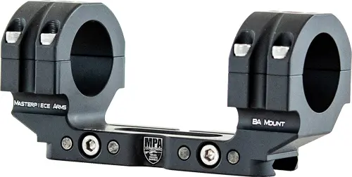 MPA SCOPE MOUNT BA 1-PC 30MM - 1.250" 0 MOA BLACK