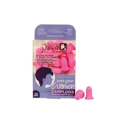 Howard Leight Women's Super Leight Foam Ear Plug, Pink - R-01757