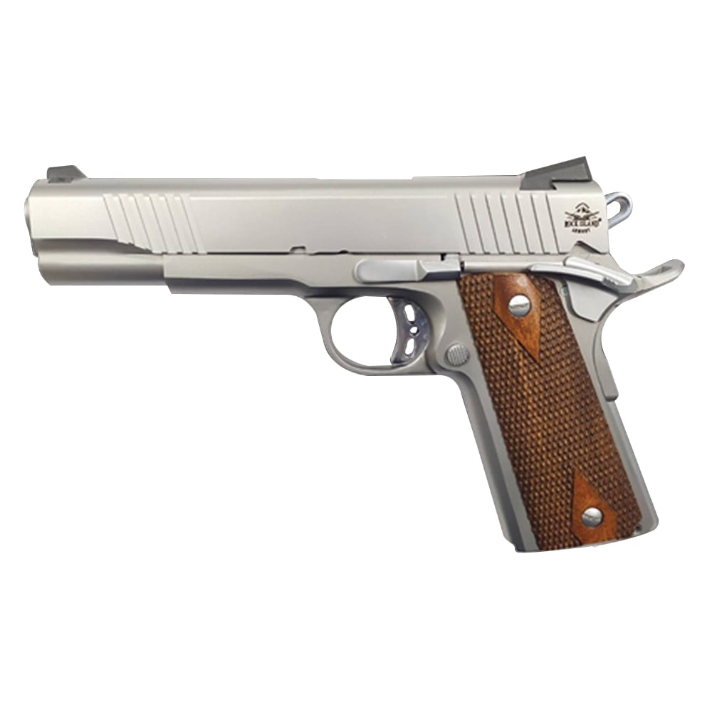 ROCK ISLAND ROCK STANDARD – 45ACP 5″ FS 8RD STAINLESS - No Credit Card Fees - Low, flat rate shipping