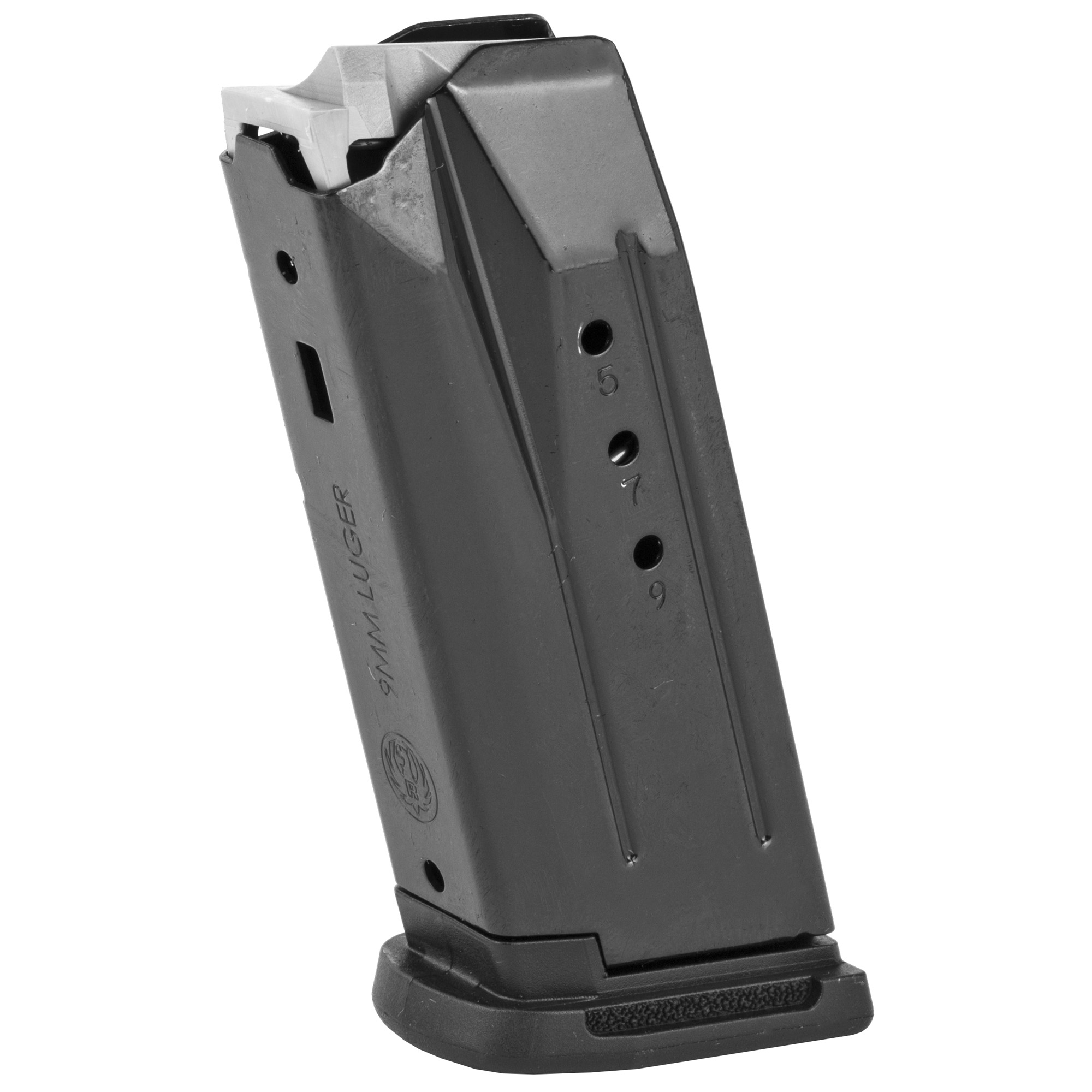 Ruger Magazine, 9mm, 10 Rounds, Fits Ruger Security-9, Steel, Black