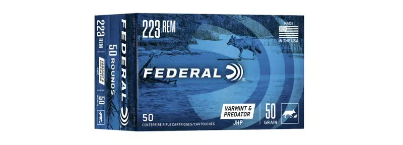 Federal Varmint & Predator 223 Remington 50 Grain JHP (Box)