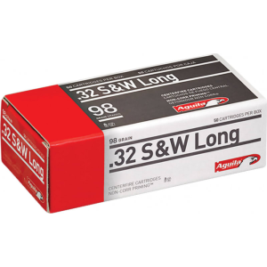 Aguila 1E322340 32 Smith & Wesson Long 98 GR Lead Round Nose - 50rd Box