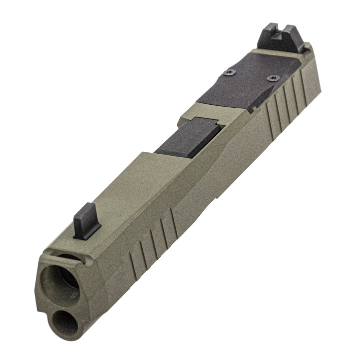 PSA Dagger Compact C-1 RMR Compensated Slide Assembly With Non-Threaded Barrel, Sniper Green