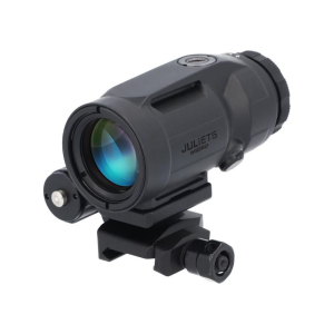 Sig-Sauer Sig Sauer JULIET5 Mirco 5x Magnifier - 5x24mm Push Button Mount w Spacers Black