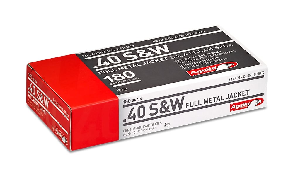 AGUILA 40SW 180GR FMJ 50/1000 - No Credit Card Fees - Low, flat rate shipping