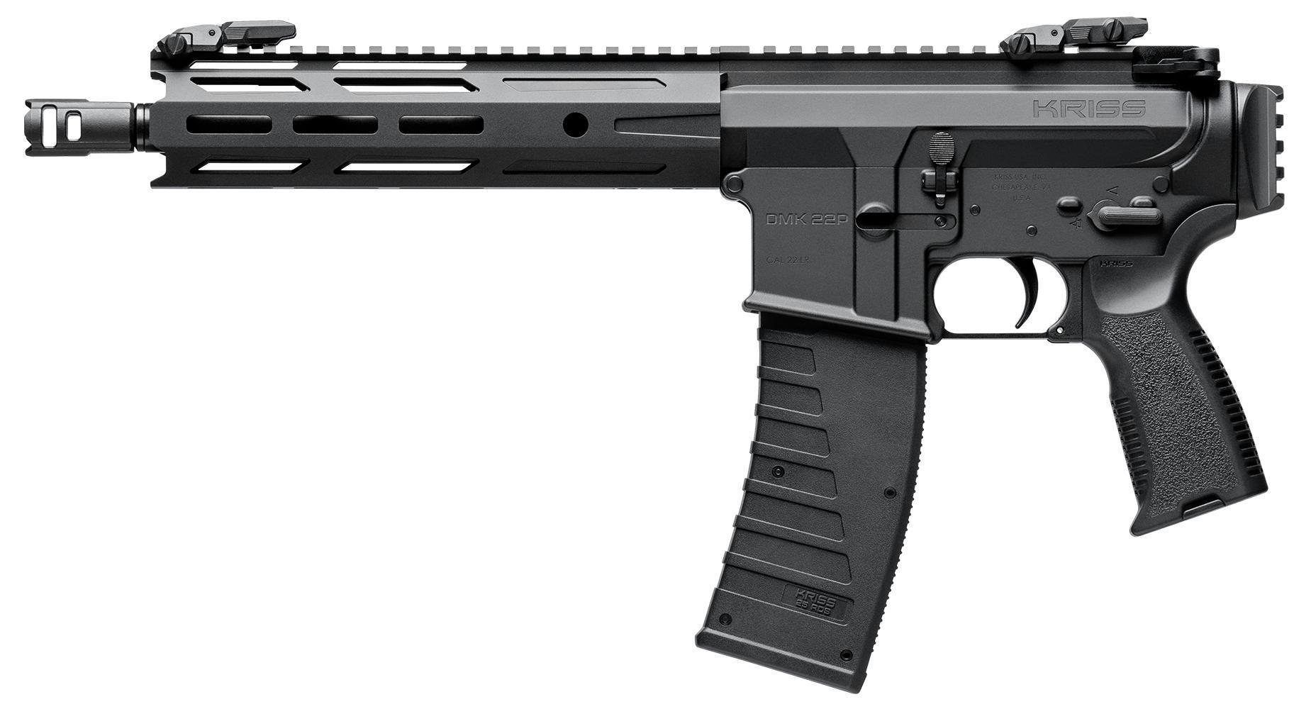 KRISS DMK22P .22 LR Semi-Auto 10.5" Pistol, 25RD