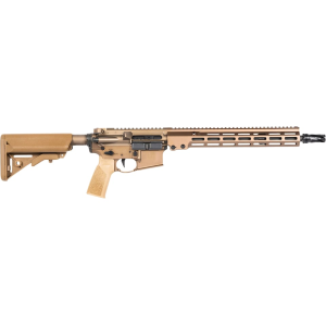 Geissele AR-15 Super Duty MOD1 Semi Automatic Rifle 5.56x45mm NATO 14.5" Black Heavy Barrel Desert Dirt Frame Desert Dirt Pistol Grip