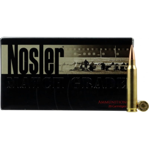 Nosler 60130 Match Grade RDF .223/5.56 NATO 70 GR Hollow Point Boat Tail - 20rd Box