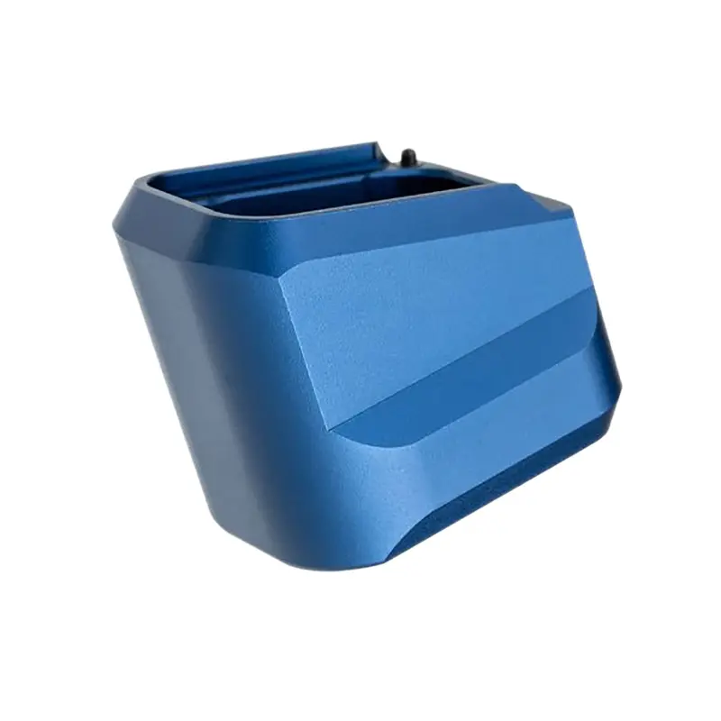 Tyrant CNC TDVP9MAGEXBLUE Magazine Extension Fits H VP9/VP40/VP30 5rd Blue Aluminum