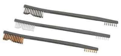 OTIS RECEIVER BRUSH 3 PACK - NYLON BRONZE STAINLESS STEEL