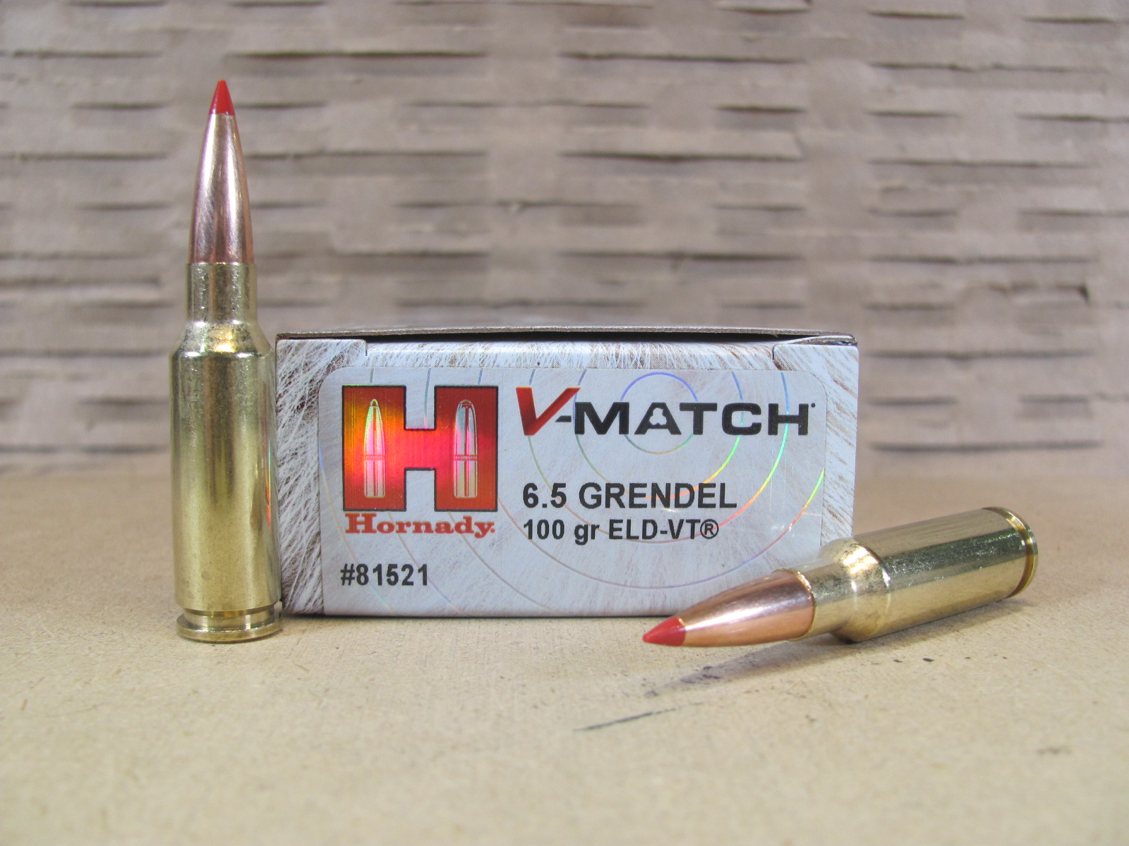 20 Round Box – 6.5 Grendel 100 Grain ELD-VT Hornady Match Ammo – 81521